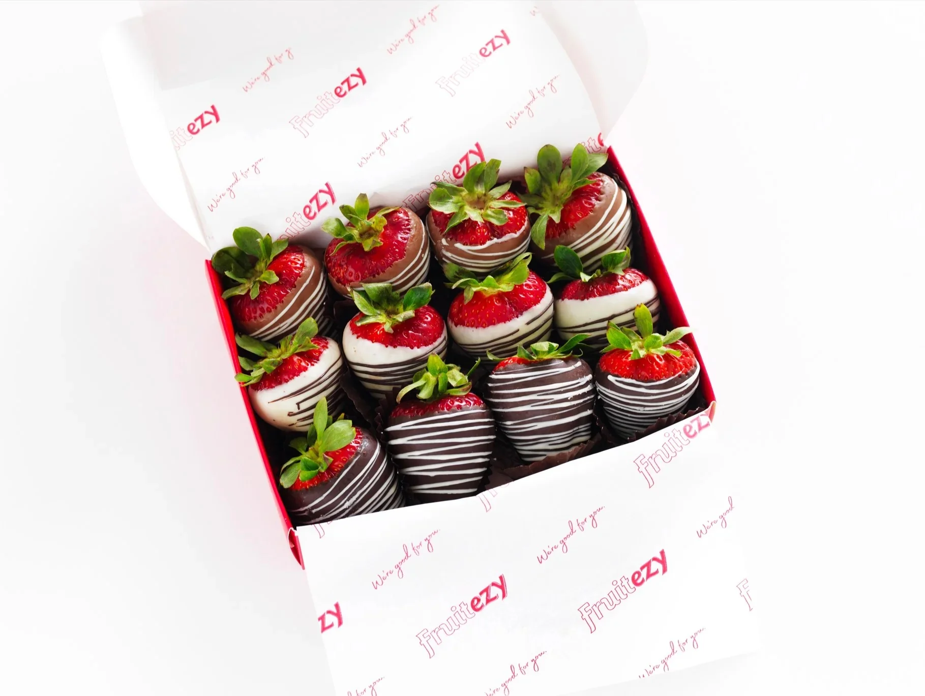 FRUITEZY'S SIGNATURE STRAWBERRY BLISS CHOCOLATE GIFT BOX
