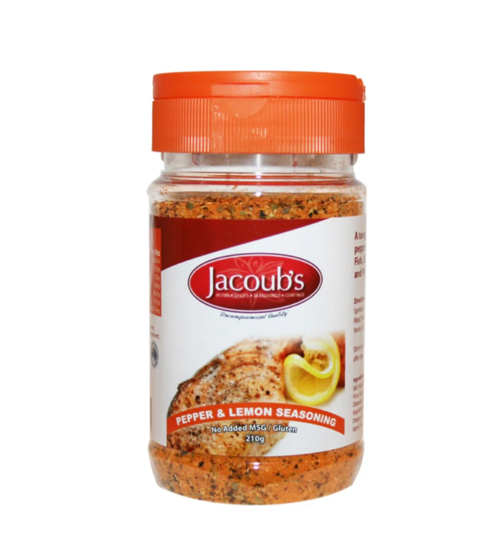 JACOUB'S PEPPER & LEMON SEASONING (210G)