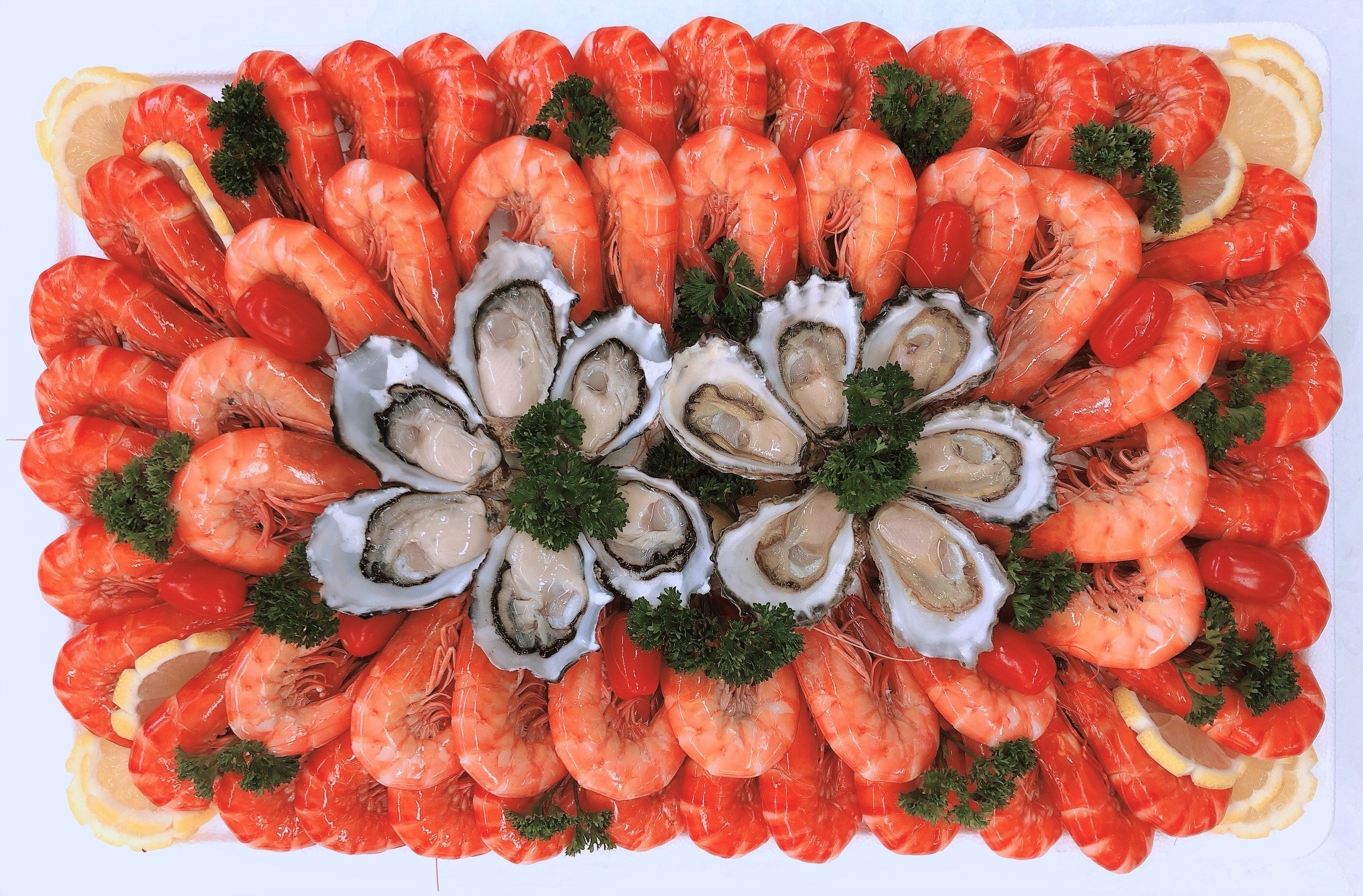 MIXED PRAWNS & OYSTER PLATTER