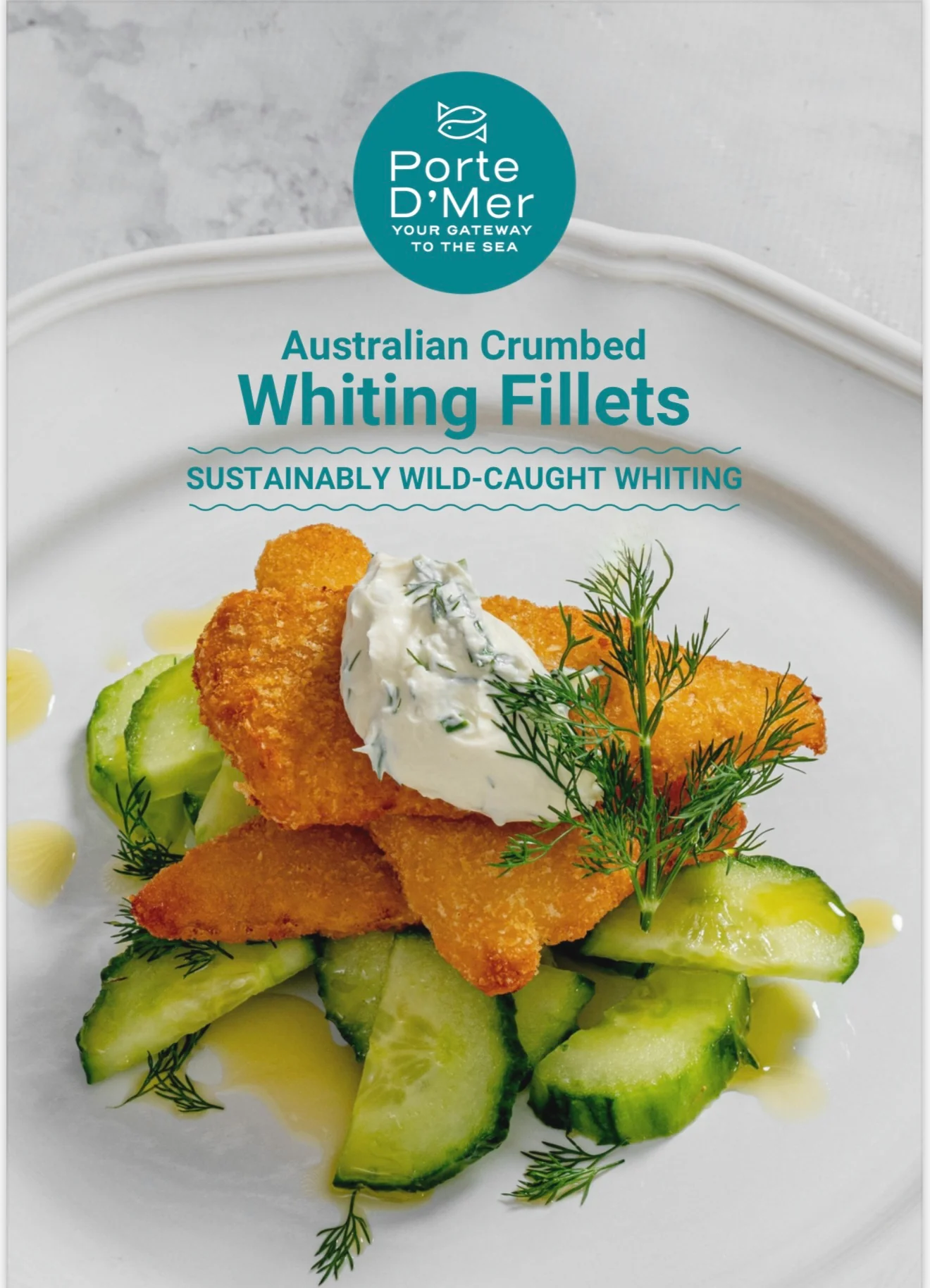PORTE D'MER CRUMBED AUSTRALIAN WHITING FILLETS 1KG