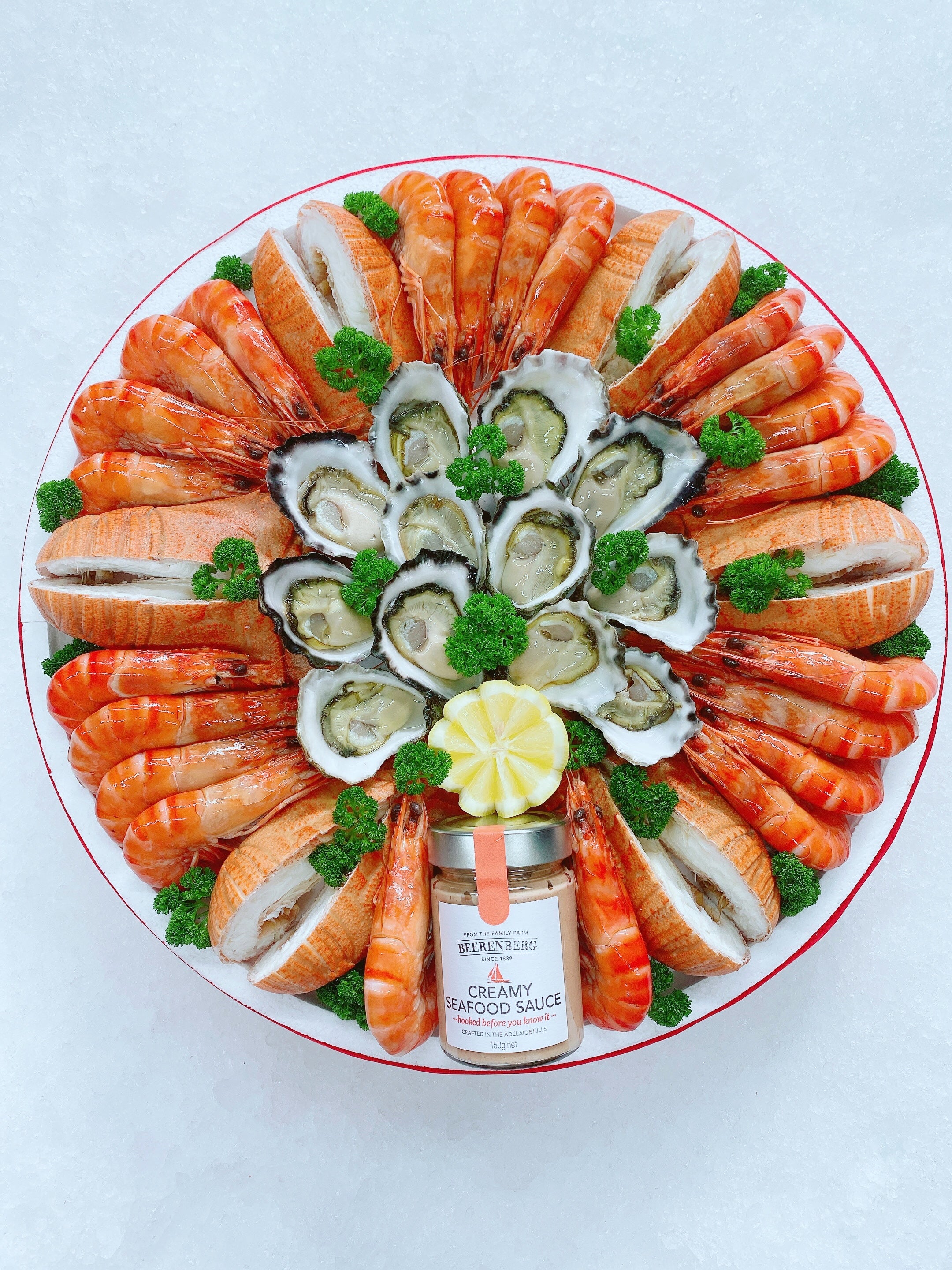 PRAWNS BUGS & OYSTER PLATTER