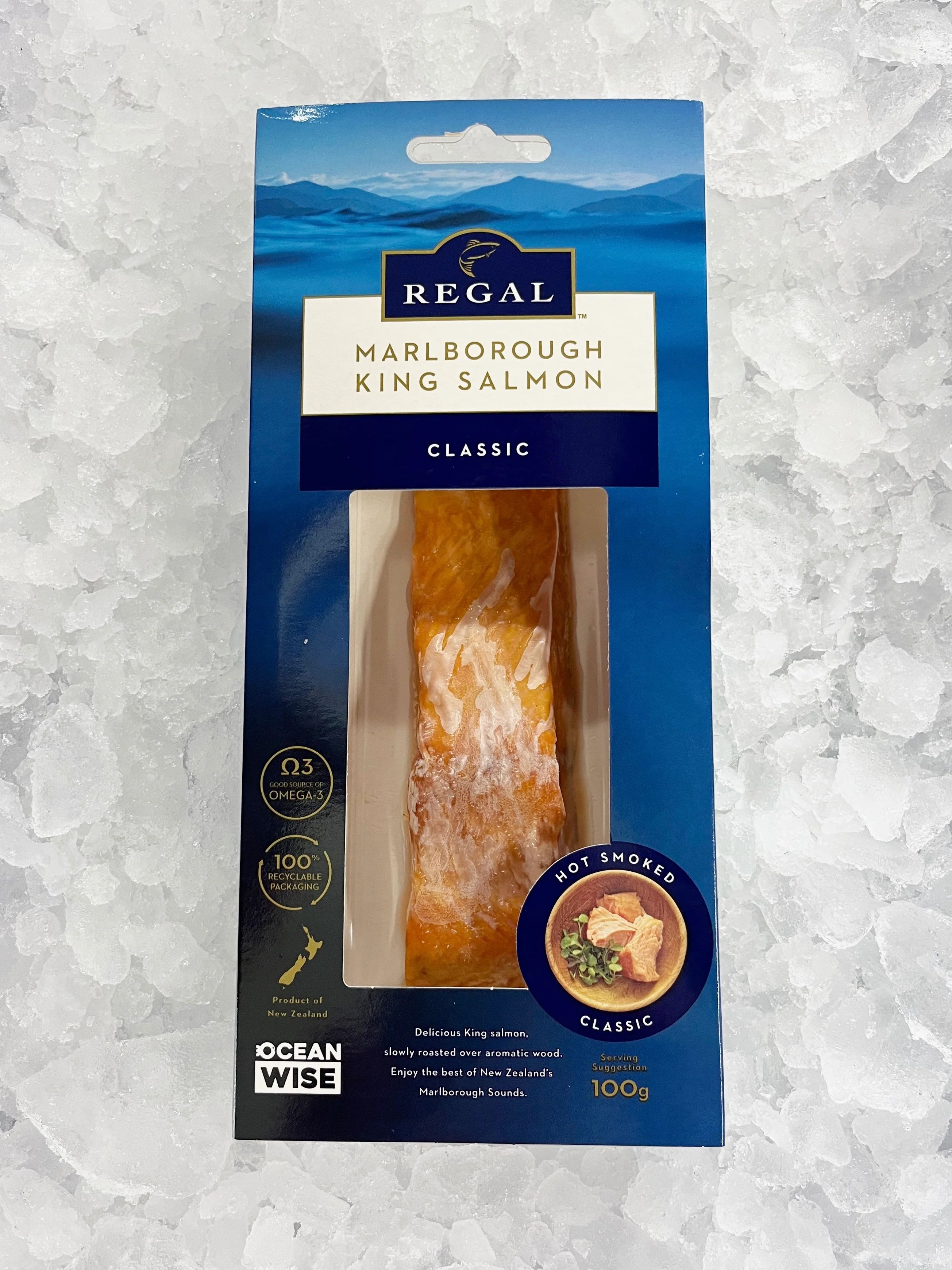 REGAL WOOD ROASTED NZ KING SALMON 100G