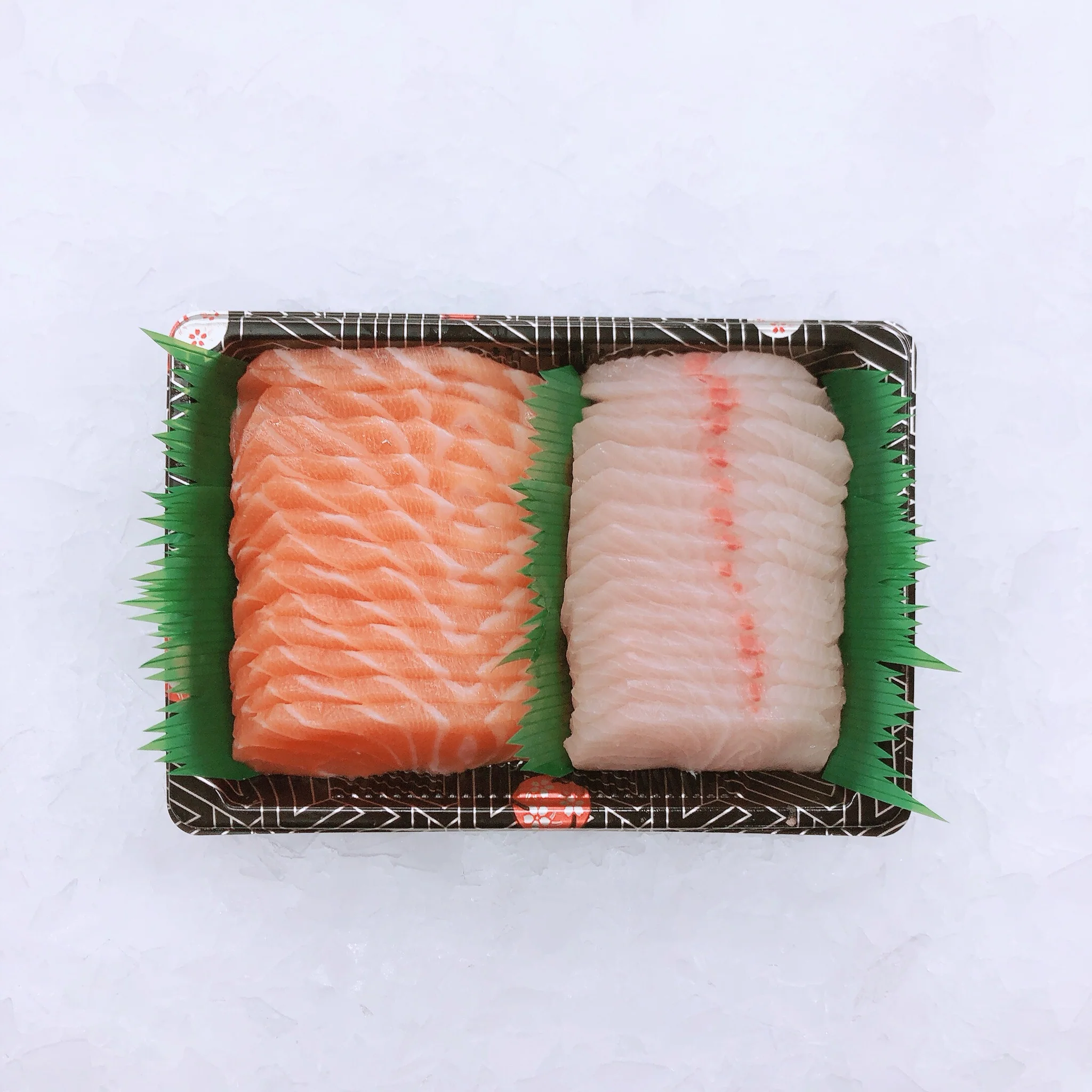 SALMON & KINGFISH SASHIMI DUO (PER TRAY)
