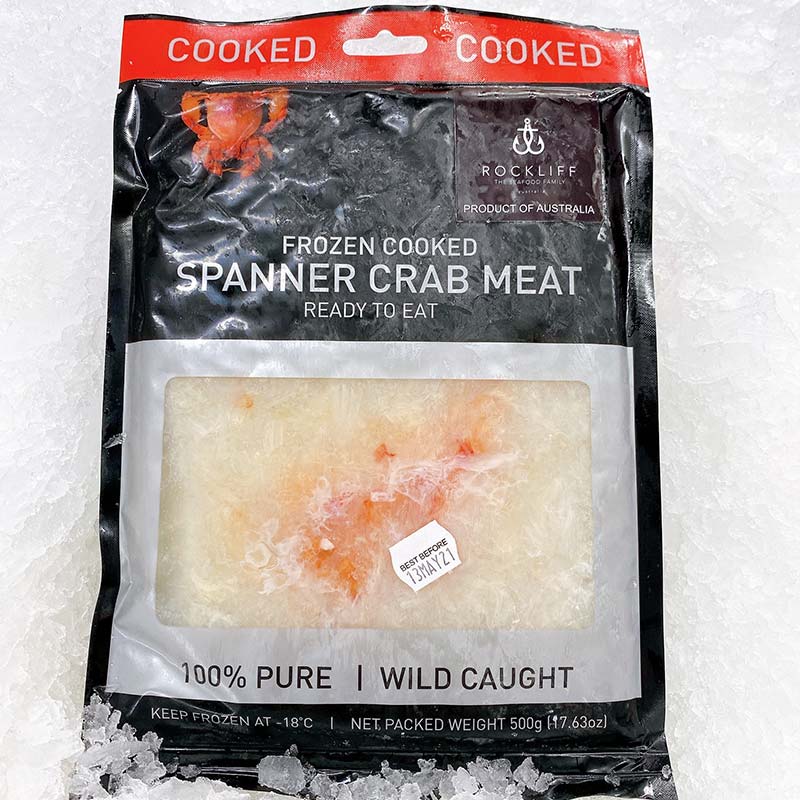 SPANNER CRAB MEAT COOKED 500G