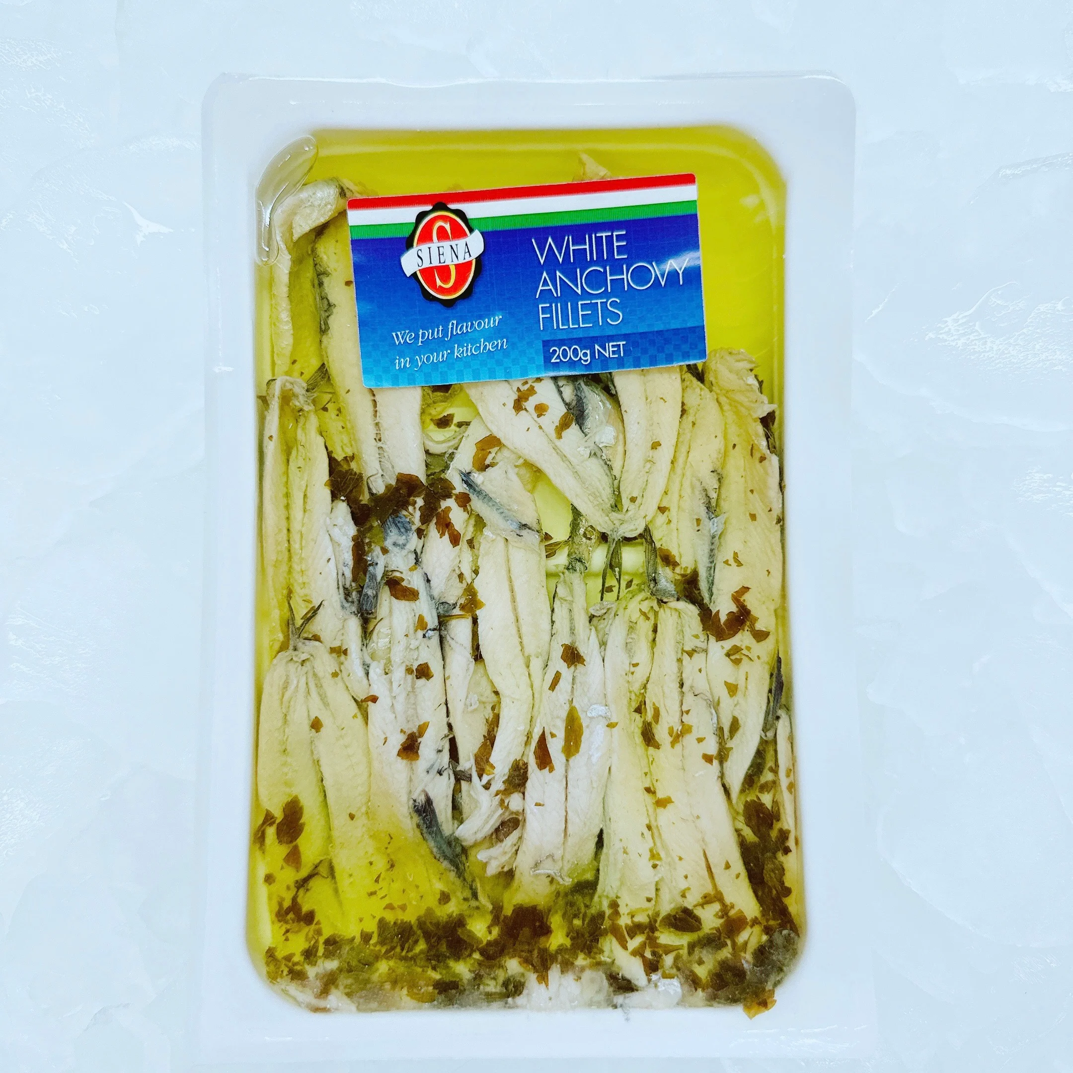 WHITE ANCHOVY FILLETS 200G